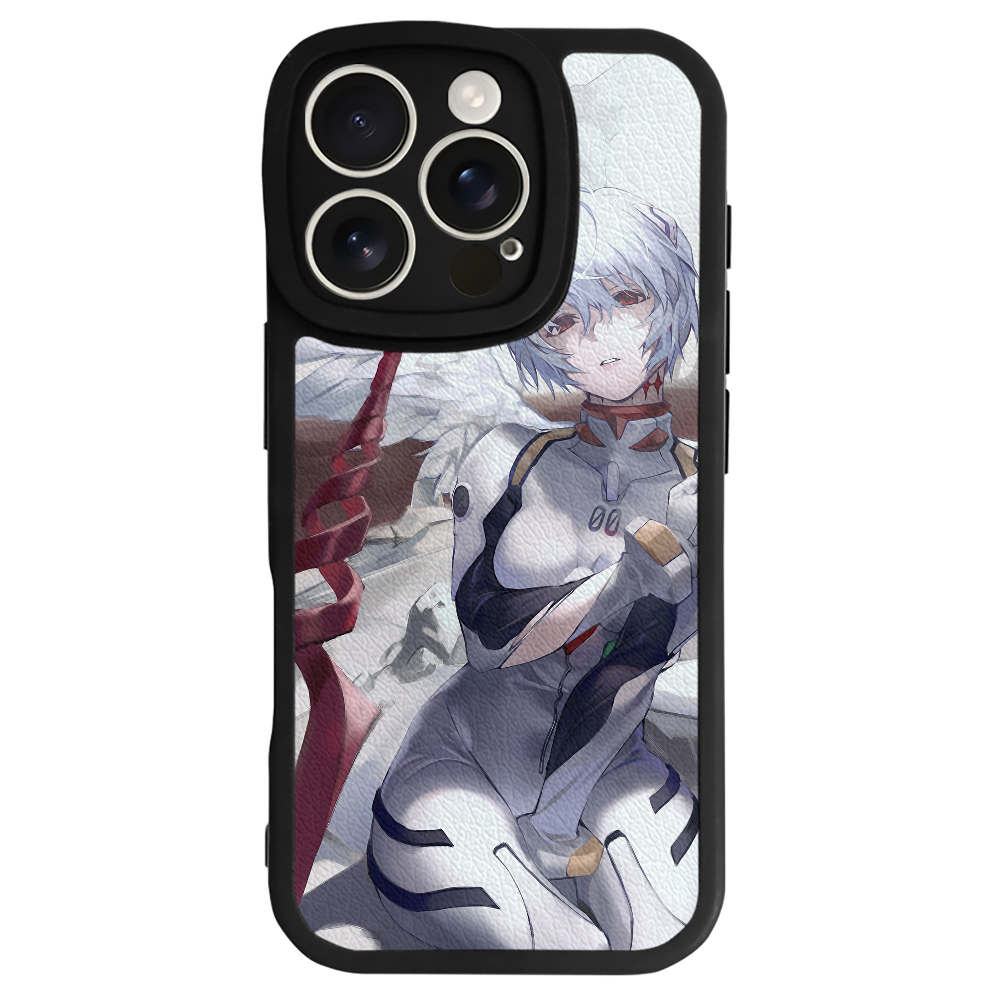 （画像用） EVA 新世紀エヴァンゲリオン 【iPhone 16シリーズ対応】シリコンスマホケース（レザー調） 材質：シリコン